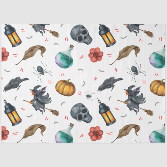 A Halloween Series Design 6 Tissue Paper (Front)