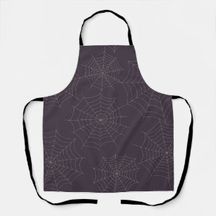 a Halloween spider's web Apron