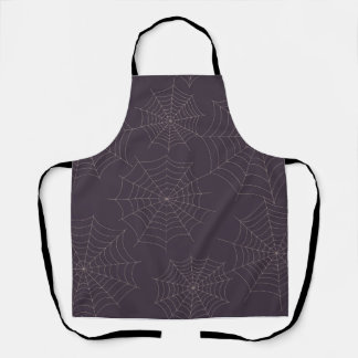 a Halloween spider's web Apron