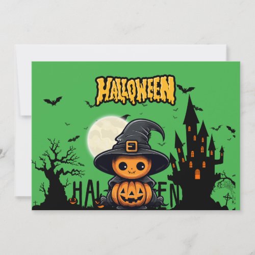 A Halloween_themed invitation