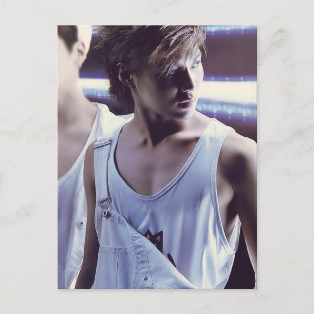 A handsome Asian man Postcard (Front)