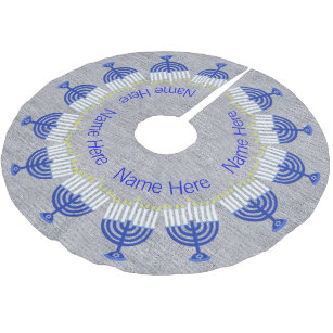 Hanukkah Christmas Tree Skirts Zazzle
