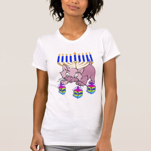 A Hanukkah Kitty T_Shirt