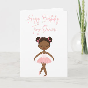A Happy Birthday Tiny Dancer, child Birthday Card