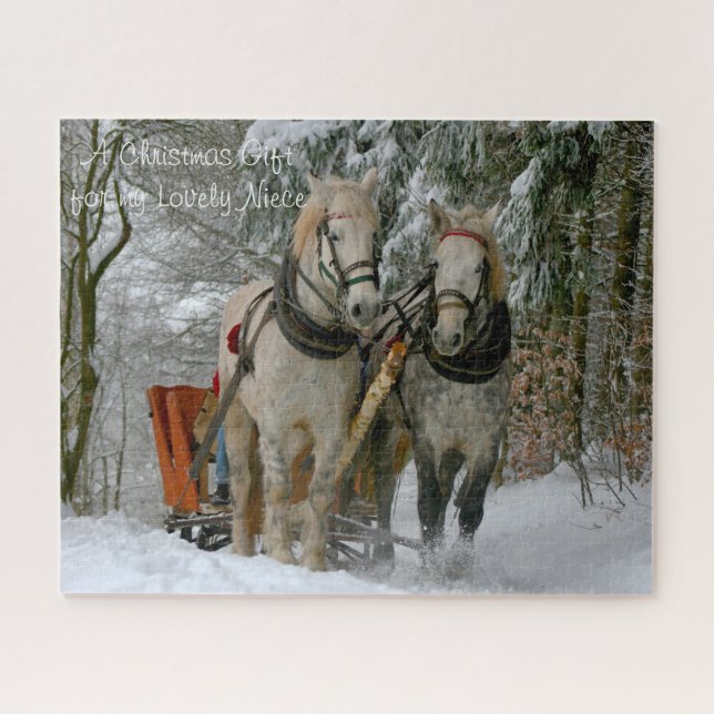 A Happy Christmas Gift for My Niece. Jigsaw Puzzle (Horizontal)