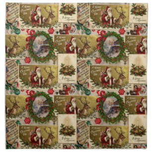 A Happy Christmas Tide Cloth Napkin