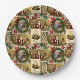 A Happy Christmas Tide Paper Plates