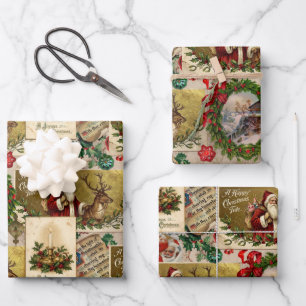 A Happy Christmas Tide Wrapping Paper Sheets