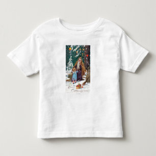 A Happy Christmas Time Father Christmas with Toddler T-shirt