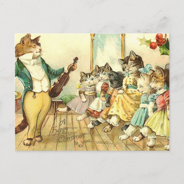 A Happy Christmas to You Holiday Postcard (Front)