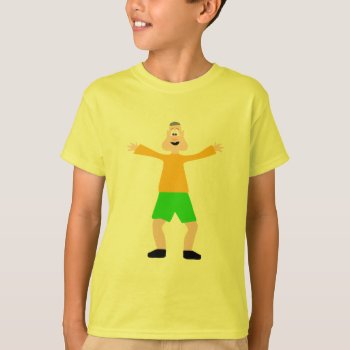A Happy Day Starts With A Happy Smile Fun T-shirt by HappyGabby at Zazzle