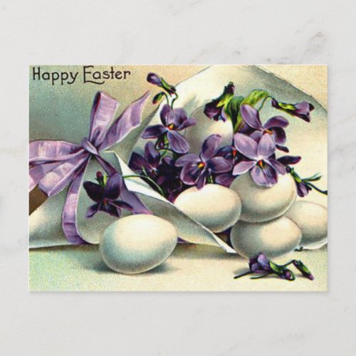 A Happy Easter Holiday Postcard