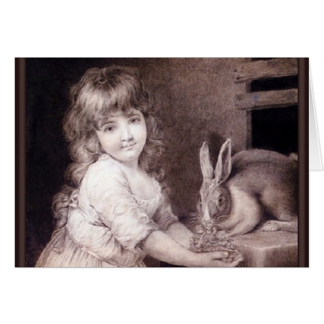 A Happy Easter ... Vintage Easter Card (Front Horizontal)