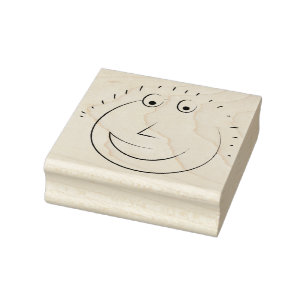 A happy face stamp