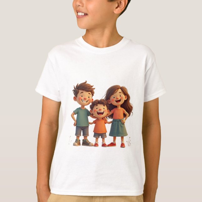 a happy family T-Shirt (Front)