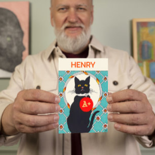 A+ Happy Fathers Day to Worlds Best Cat Dad Card