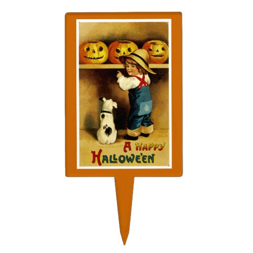 A Happy Halloween Cake Topper