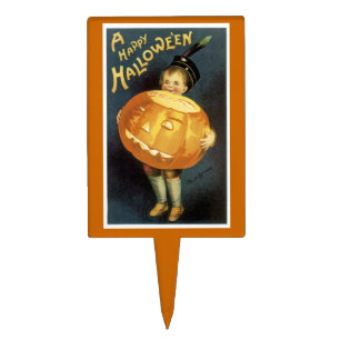 A Happy Halloween Cake Topper