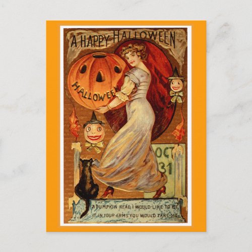 A Happy Halloween Postcard