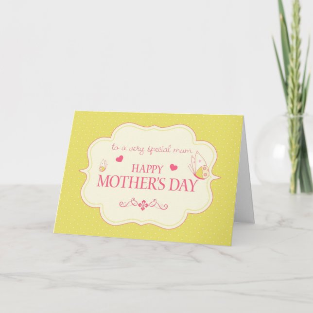 A Happy Mother's Day Greeting Card (Front)