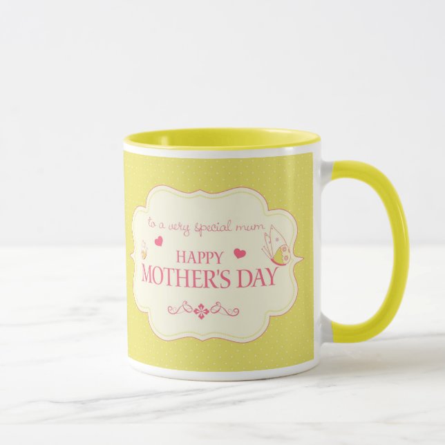 A Happy Mother's Day Greeting Card Mug (Right)