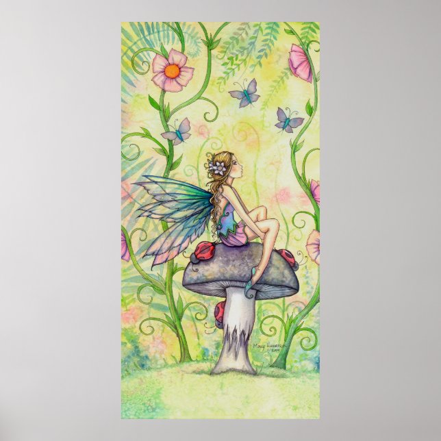 A Happy Place Fairy and Ladybugs Poster 26 x 52 (Front)