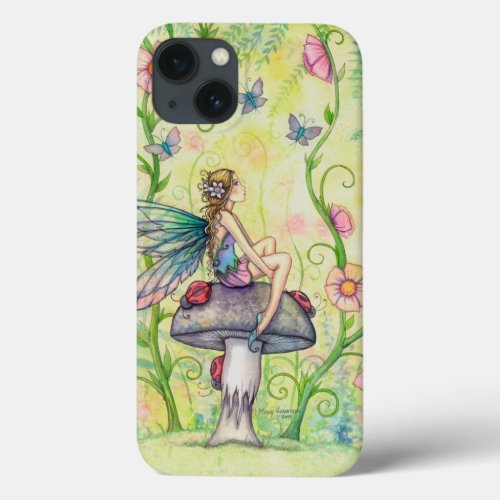 A Happy Place Fairy Fantasy Illustration iPhone 13 Case