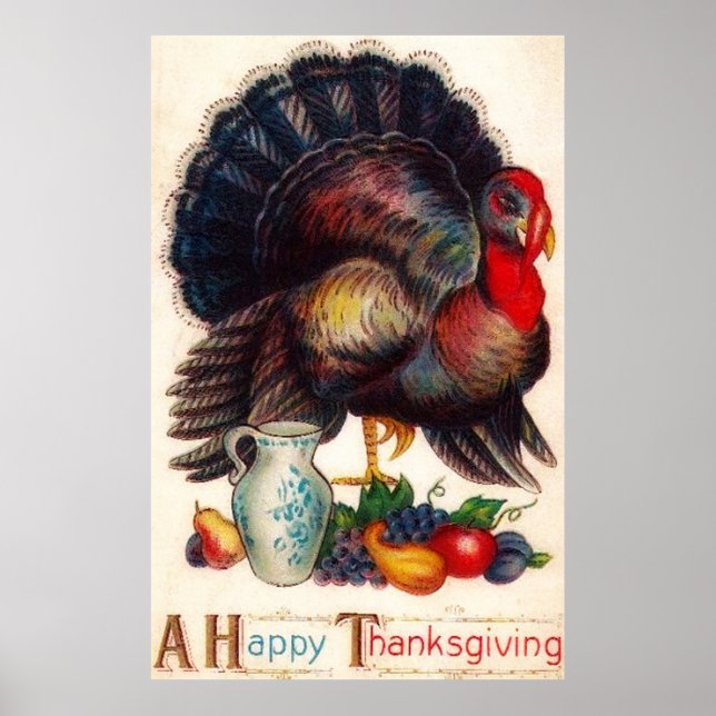 A Happy Thanksgiving Poster (Front)