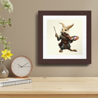 A Hare-Brained Artist – Woodlanders Art Print