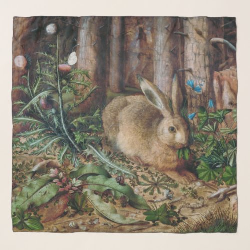 A Hare in the Forest 1585 Hans Hoffmann_ scarf