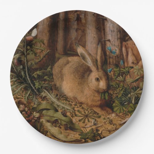 A Hare in the Forest by Hans Hoffmann Paper Plates