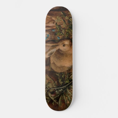 A Hare in the Forest by Hans Hoffmann Skateboard
