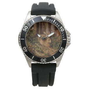 A Hare in the Forest (by Hans Hoffmann) Watch