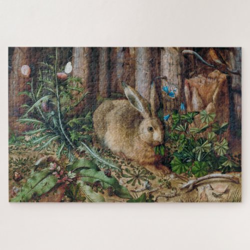 A Hare in the Forest _ Hans Hoffmann Jigsaw Puzzle