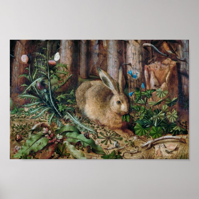 A Hare in the Forest Poster (Front)
