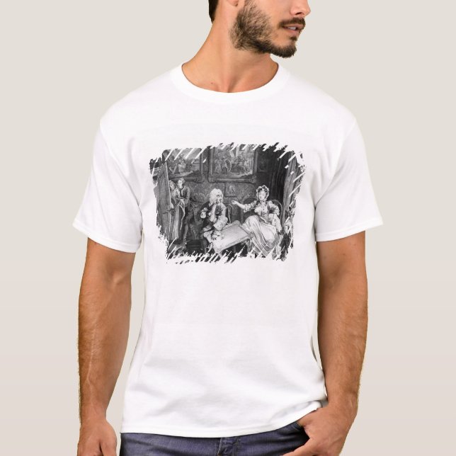 A Harlot's Progress, plate II, Quarrels T-Shirt (Front)