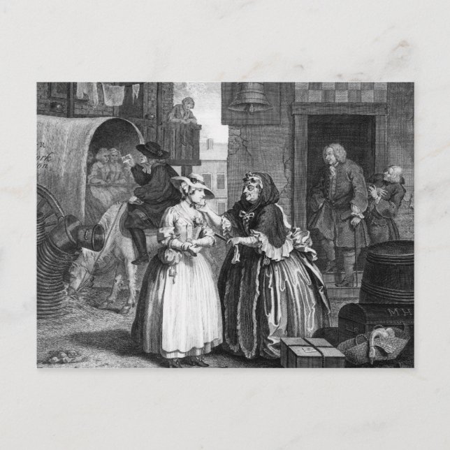 A Harlot's Progress Postcard (Front)