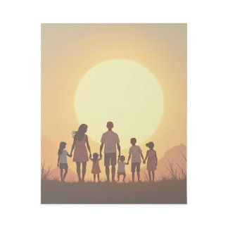 a harmonious family painting gallery wrap
