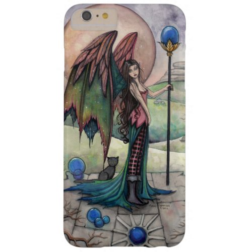 A Harvest Moon Fairy and Cat Faerie Fantasy Art Barely There iPhone 6 Plus Case