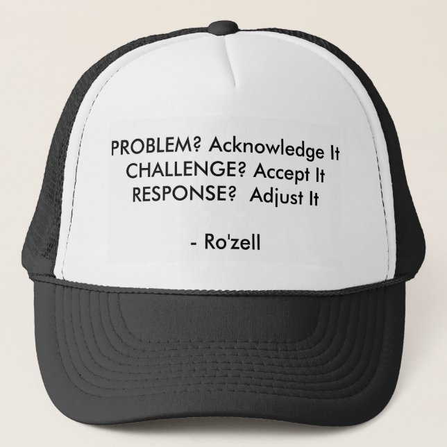 A Hat That Keeps Your Sanity In Tact (Front)