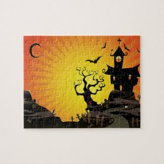 A Haunted House Jigsaw Puzzle