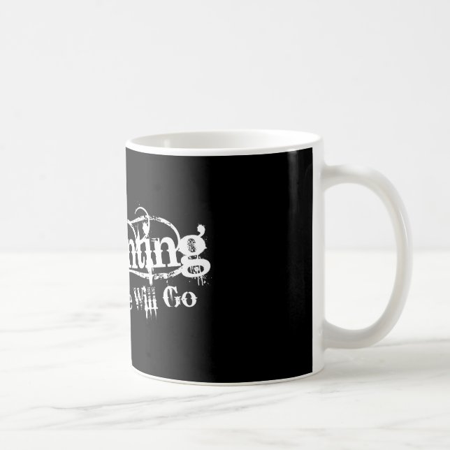 A Haunting We Will Go LLC White Logo Coffee Mug (Right)
