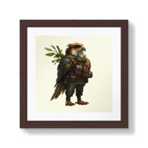 A Hawk-Eyed Scout – Woodlanders Art Print