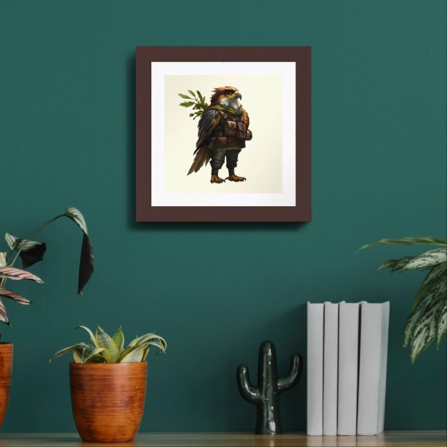 A Hawk-Eyed Scout – Woodlanders Art Print (Living Room 2)