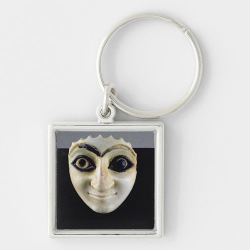 A Head of a Figure from The Temple of Nini_zaza M Keychain