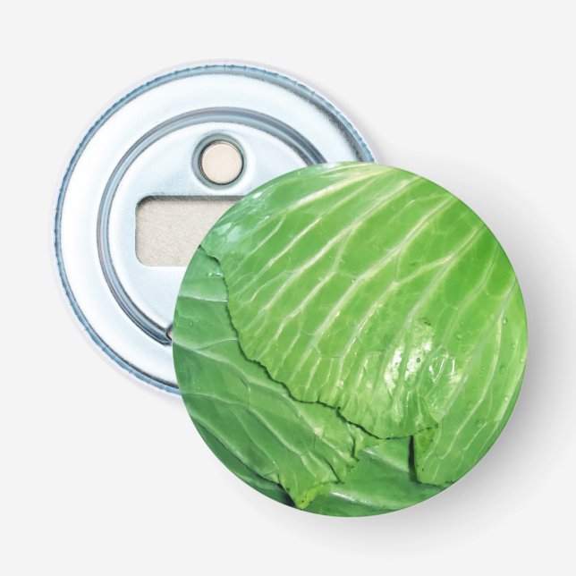 A Head of Cabbage Bottle Opener (Front)