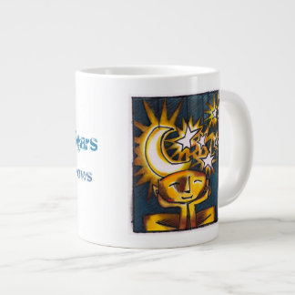 A Headful of Stars Large Coffee Mug