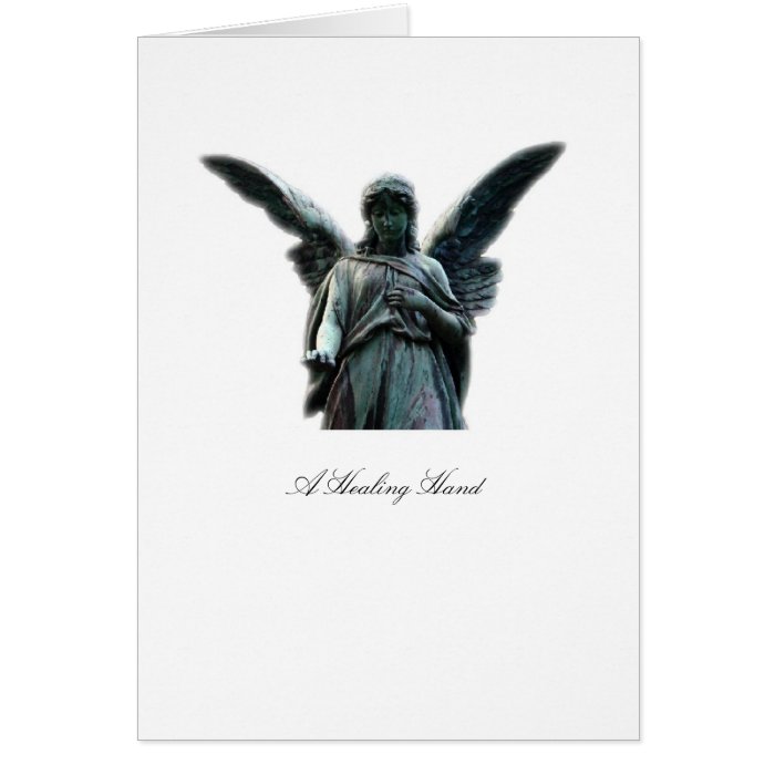 A Healing Hand Angel   Greeting Card