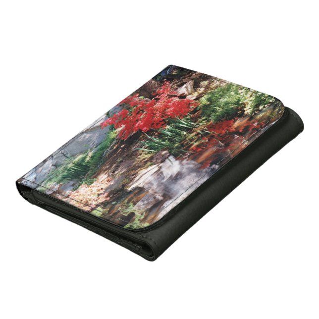 A Healing Place Leather Tri-fold Wallet (Bottom)