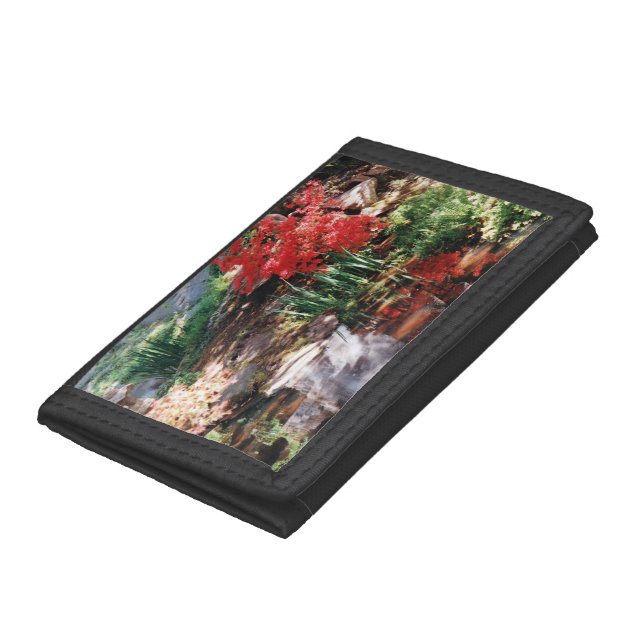 A Healing Place Leather Tri-fold Wallet (Bottom)
